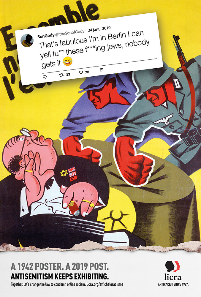 Un poster de 1942. Un post de 2019